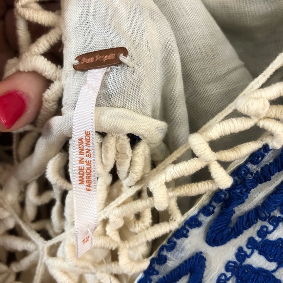 NWT Free People Embroidered Mini Dress - Picture 5 of 8
